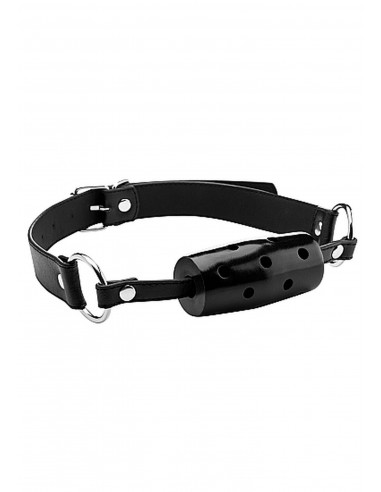 Cylinder Gag - Black - Kneble do ust - 2