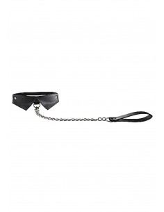 Exclusive Collar / Leash - Black - Chokery, obroże i smycze - 1 2