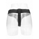 Uprząż do dildo Elastic Harness - elastyczne paski, regulacja, pierścień do 50 mm i stabilne mocowanie - 5