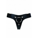 Uprząż do dildo Elastic Harness - elastyczne paski, regulacja, pierścień do 50 mm i stabilne mocowanie - 6