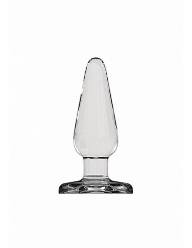 Butt Plug - Basic - 3 Inch - Glass - Korki analne szklane - 1