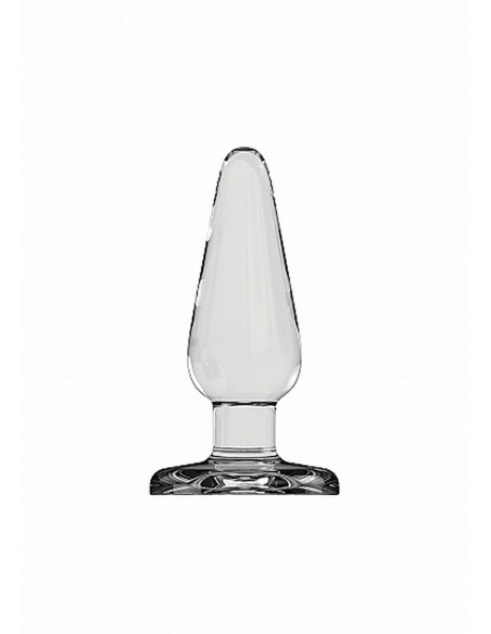 Butt Plug - Basic - 3 Inch - Glass - Korki analne szklane - 1
