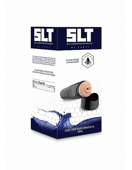 Self Lubrication Easy Grip Masturbator Xl Oral - Flesh - Masturbatory i Sztuczne pochwy - 2