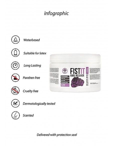 Fist It Anal Relaxer - 500ml - Lubrykanty do seksu analnego - 7
