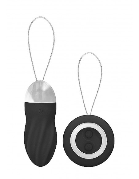Wibrujące Jajeczko Zdalnie Sterowane George - Black - Wibratory Jajeczka - 1