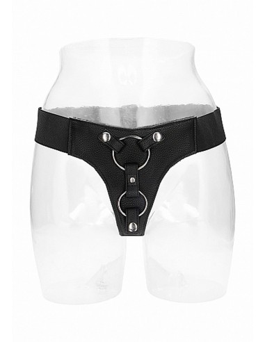 Double Penetration Harness - Black - Uprzęże Strapon - 4