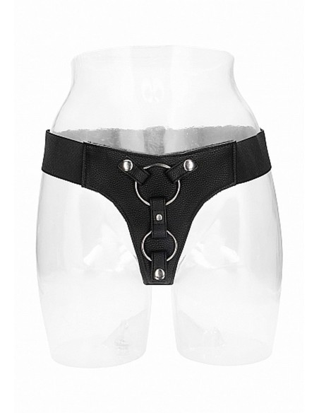 Double Penetration Harness - Black - Uprzęże Strapon - 4