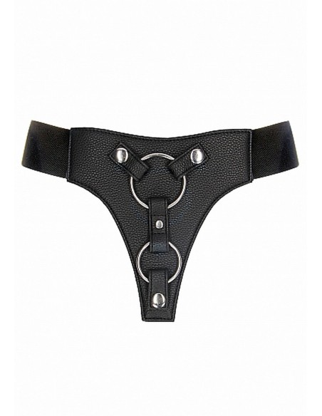 Double Penetration Harness - Black - Uprzęże Strapon - 6