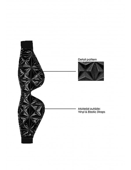 Opaska Erotyczna Luxury Eye Mask - Black - Opaski i maski na oczy - 6