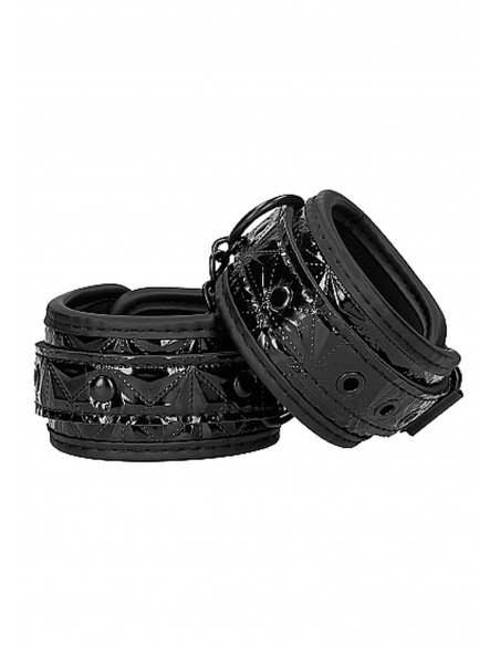 Luxury Hand Cuffs - Black - Kajdanki erotyczne - 2