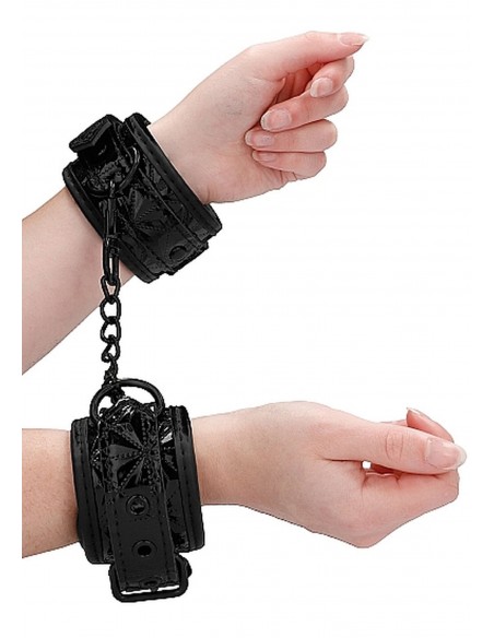 Luxury Hand Cuffs - Black - Kajdanki erotyczne - 8
