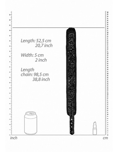 Luxury Collar With Leash - Black - Chokery, obroże i smycze - 4