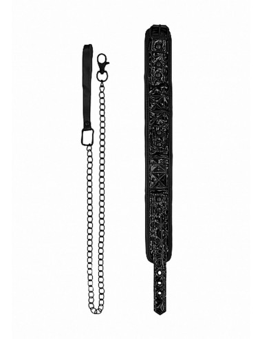 Luxury Collar With Leash - Black - Chokery, obroże i smycze - 5