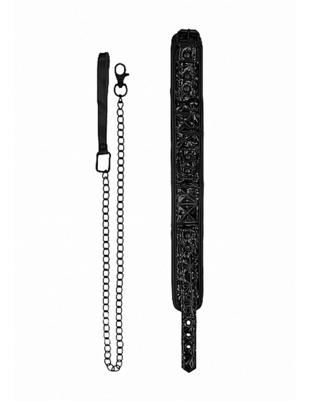 Luxury Collar With Leash - Black - Chokery, obroże i smycze - 5