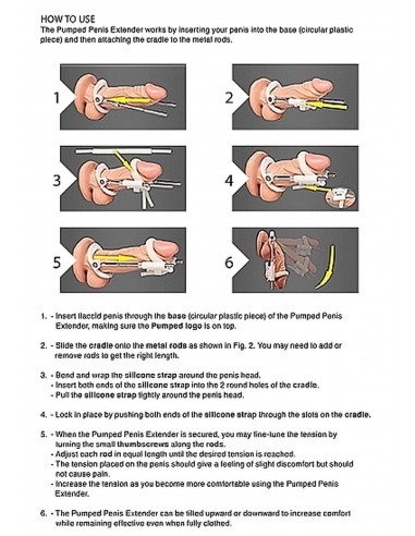 Penis Extender - Black - Zabawki Medyczne - 6