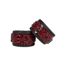 Luxury Hand Cuffs - Burgundy - 2
