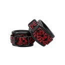 Luxury Hand Cuffs - Burgundy - 5