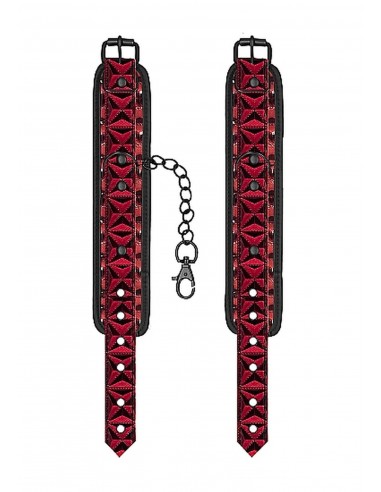 Luxury Hand Cuffs - Burgundy - Kajdanki erotyczne - 6