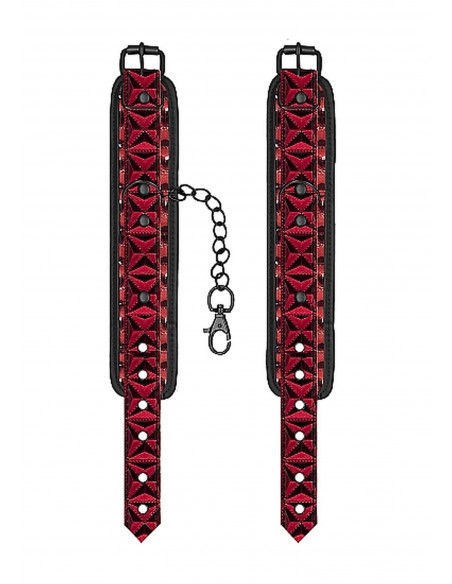 Luxury Hand Cuffs - Burgundy - Kajdanki erotyczne - 6