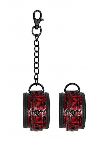 Luxury Hand Cuffs - Burgundy - Kajdanki erotyczne - 7