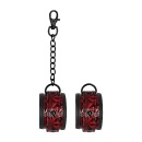 Luxury Hand Cuffs - Burgundy - 7