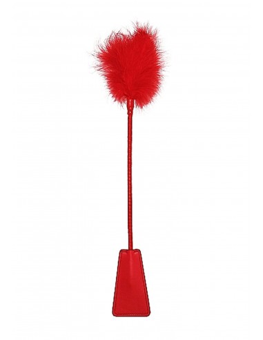 Ouch! Crop With Feather - Red - Baty, pejcze i packi - 1