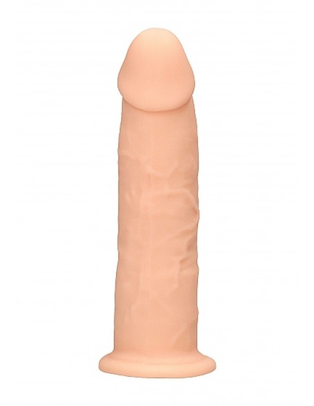 Silicone Dildo Without Balls - 15,3 cm - Flesh - Dilda realistyczne - 5