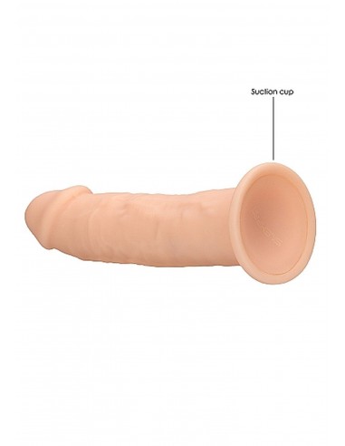 Silicone Dildo Without Balls - 15,3 cm - Flesh - Dilda realistyczne - 6
