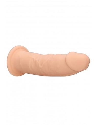 Silicone Dildo Without Balls - 15,3 cm - Flesh - Dilda realistyczne - 7