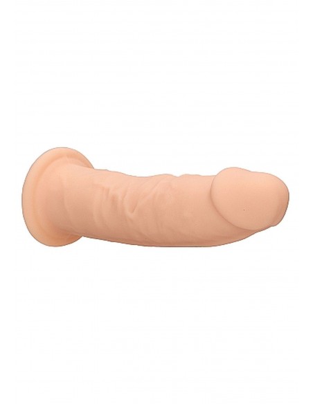 Silicone Dildo Without Balls - 15,3 cm - Flesh - Dilda realistyczne - 7
