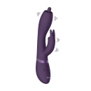 Wibrator Nilo Pinpoint Rotating G-spot Rabbit - obrotowa końcówka 360°, 3 silniki, średnica 3,7 cm - 2