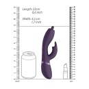 Wibrator Nilo - Pinpoint Rotating G-Spot Rabbit - Fioletowy - 6