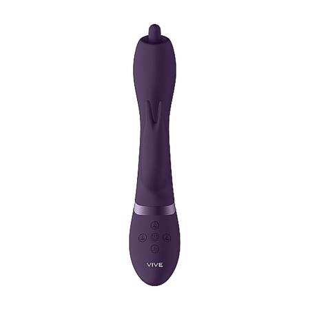 Wibrator Nilo - Pinpoint Rotating G-Spot Rabbit - Fioletowy - 7