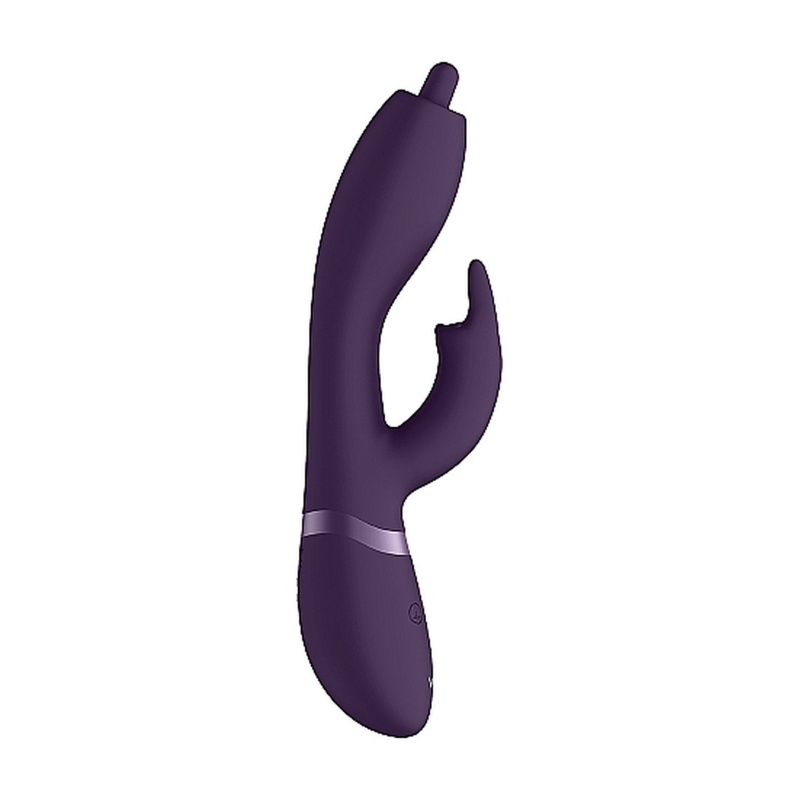 Wibrator Nilo - Pinpoint Rotating G-Spot Rabbit - Fioletowy - 8