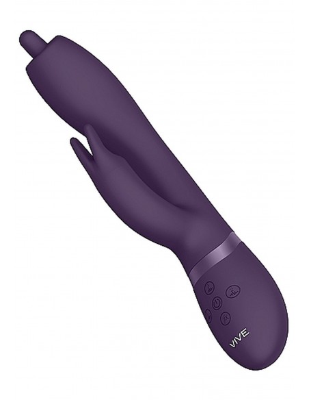 Wibrator Nilo - Pinpoint Rotating G-Spot Rabbit - Purple - Wibratory Króliczki - 9