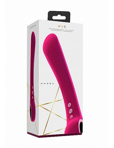 Ombra - Bendable Vibrator Punkt G - Pink - Wibratory Punktu G - 3