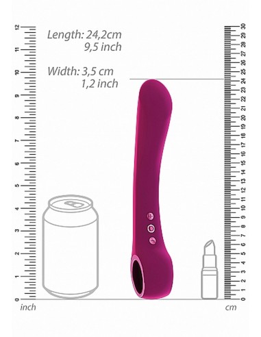 Ombra - Bendable Vibrator Punkt G - Pink - Wibratory Punktu G - 5