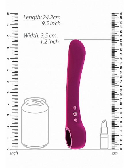 Ombra - Bendable Vibrator Punkt G - Pink - Wibratory Punktu G - 5