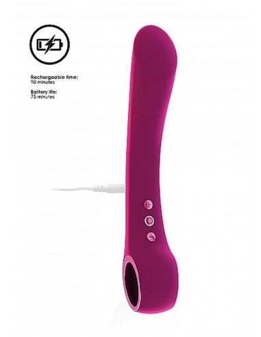 Ombra - Bendable Vibrator Punkt G - Pink - Wibratory Punktu G - 7