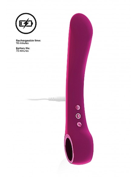 Ombra - Bendable Vibrator Punkt G - Pink - Wibratory Punktu G - 7