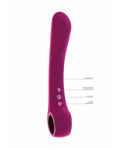 Ombra - Bendable Vibrator Punkt G - Pink - Wibratory Punktu G - 8