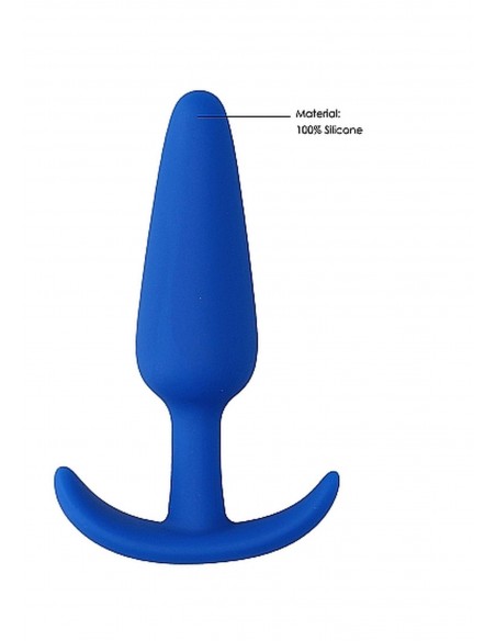 Slim Butt Plug - Blue - Małe Korki Analne - 5