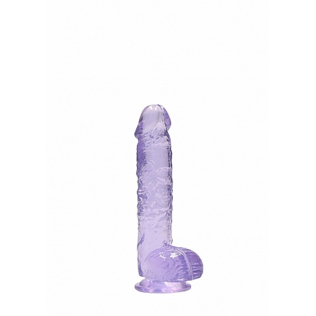 15 cm Dildo Realistyczne Żelowe - Purple - 1