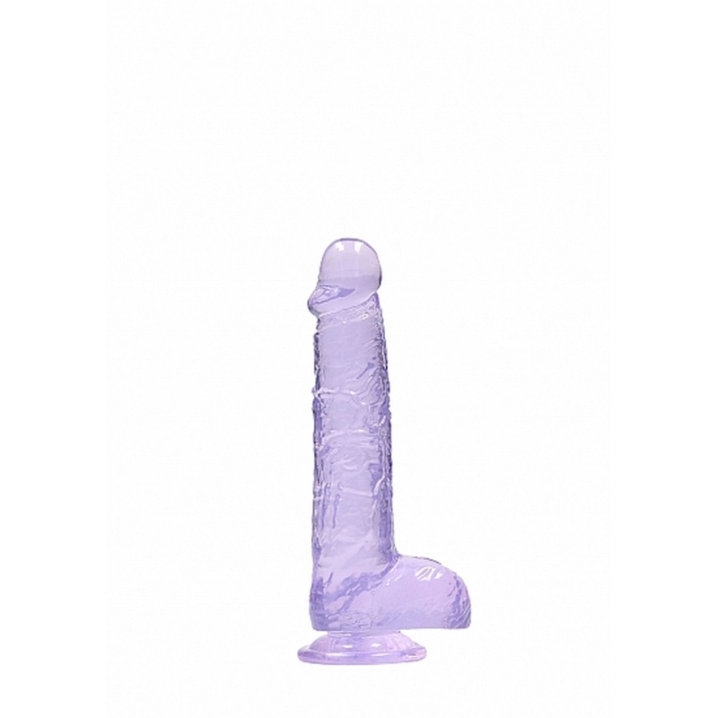 15 cm Dildo Realistyczne Żelowe - Purple - 4