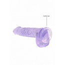 15 cm Dildo Realistyczne Żelowe - Purple - 5