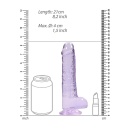 20 cm Dildo Realistyczne Żelowe - Purple - 3