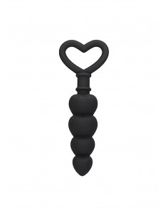 Anal Love Beads - Black - Kulki analne, koraliki analne - 1