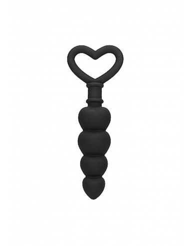 Anal Love Beads - Black - Kulki analne, koraliki analne - 1