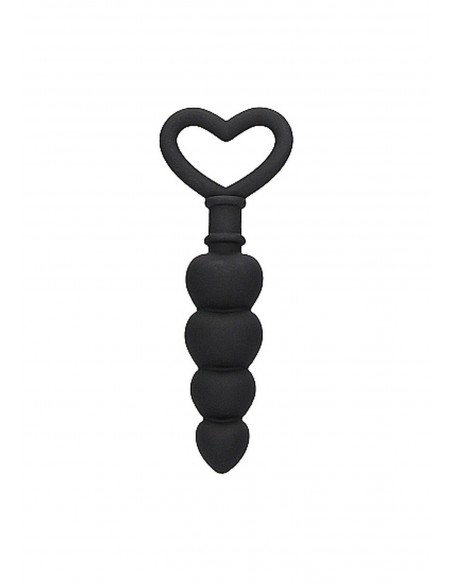 Anal Love Beads - Black - Kulki analne, koraliki analne - 1