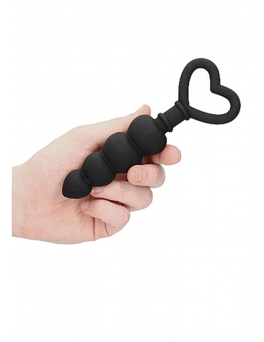 Anal Love Beads - Black - Kulki analne, koraliki analne - 5
